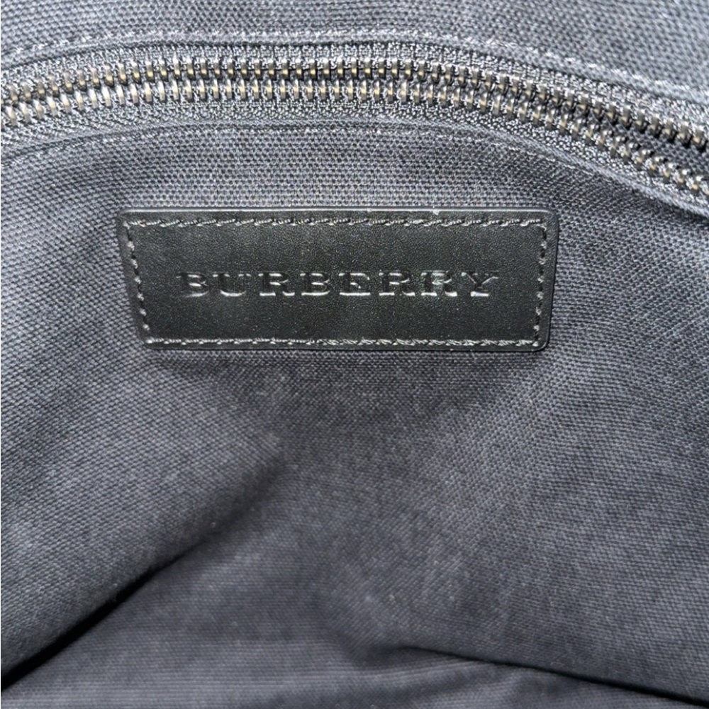 Burberry Black and Brown Plaid Messenger Bag - Picture 6 of 7